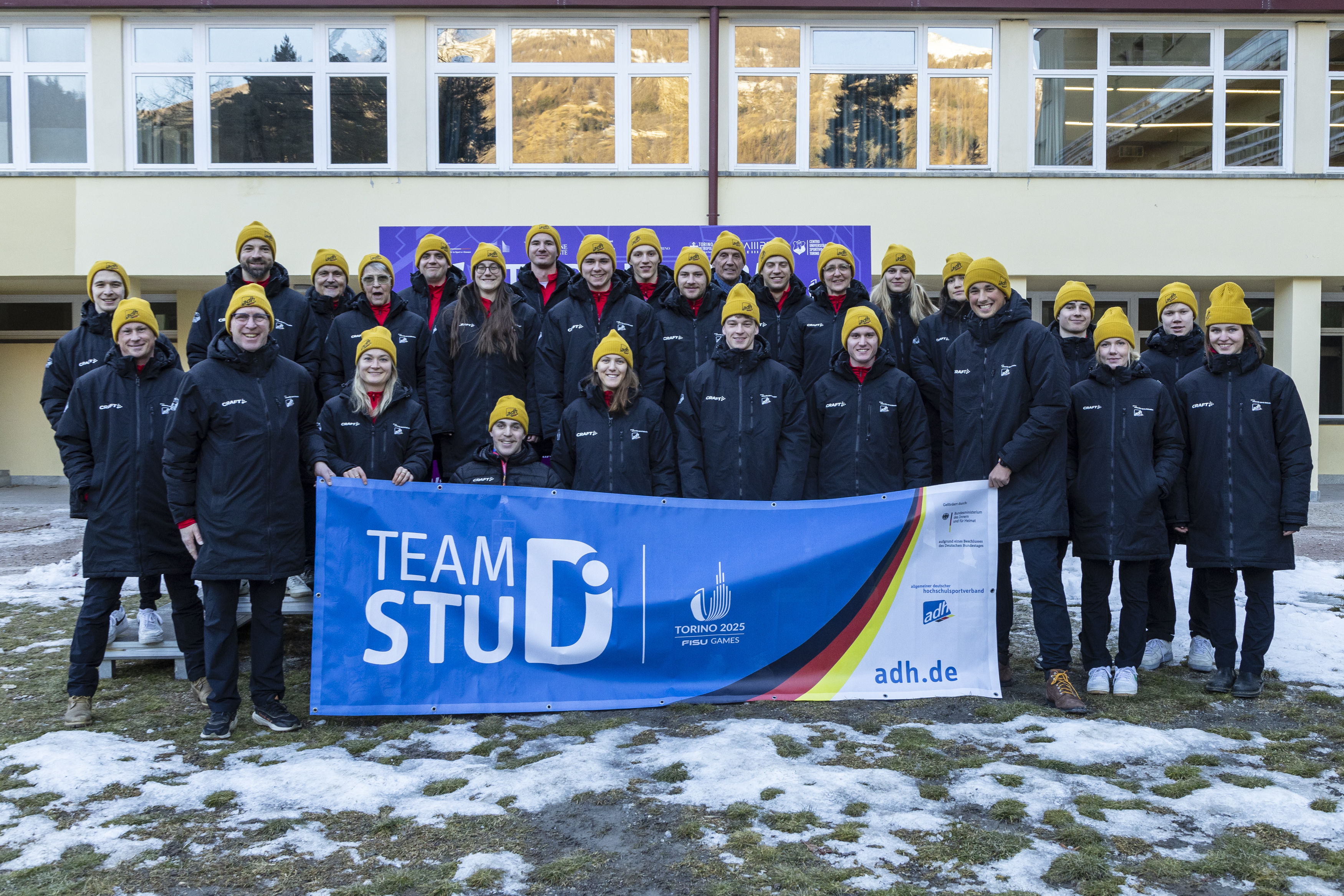 Freiburger Studierende bei den FISU World University Games in Turin