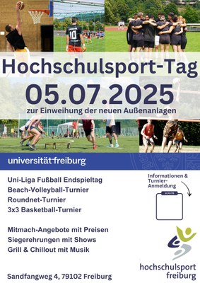 Hochschulsport-Tag zur Einweihung der neuen Außenanlagen Hochschulsport-Tag zur Einweihung der neuen Außenanlagen
